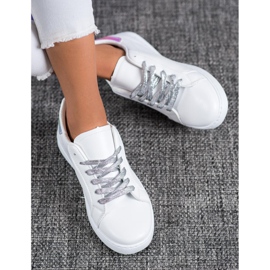 SHELOVET Scarpe sportive alla moda bianca 1