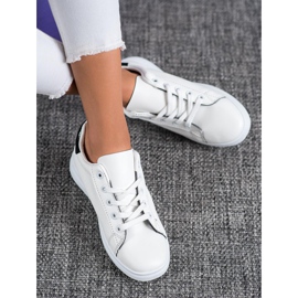 SHELOVET Scarpe sportive classiche bianco nero 1