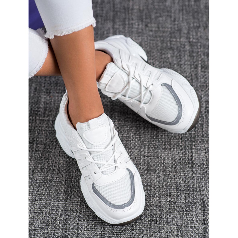 SHELOVET Comode Sneakers Con Rete bianca 2