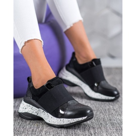 Bestelle Sneakers Slip-on Sulla Piattaforma nero 1