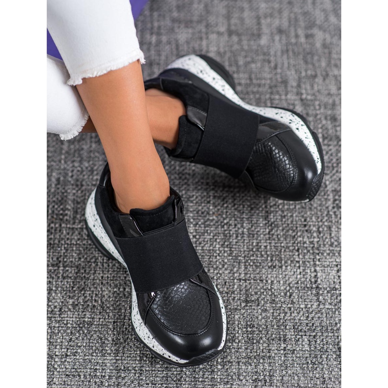 Bestelle Sneakers Slip-on Sulla Piattaforma nero 2