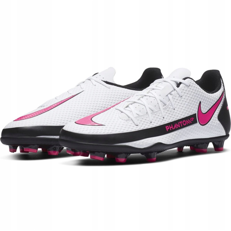 Nike Phantom M Gt Club FG / MG CK8459 160 scarpe da calcio bianca bianca 2