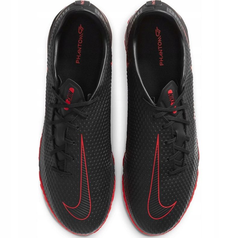 Scarpa da calcio Nike Phantom M Gt Academy Tf CK8470 060 nero rosso nero 1