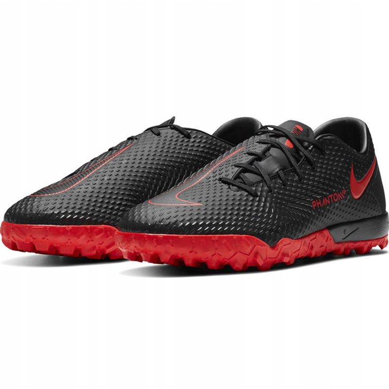 Scarpa da calcio Nike Phantom M Gt Academy Tf CK8470 060 nero rosso nero 2