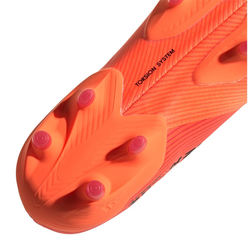 Scarpe da calcio Adidas Nemeziz 19+ Fg M EH0772 multicolore arancia 1