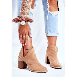 MSMG Stivaletti Donna Taglio Beige Meliori 1