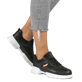 Scarpe sportive nere alla moda C051 nero 1
