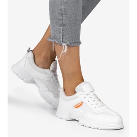Scarpe sportive bianche alla moda C051 bianca 1
