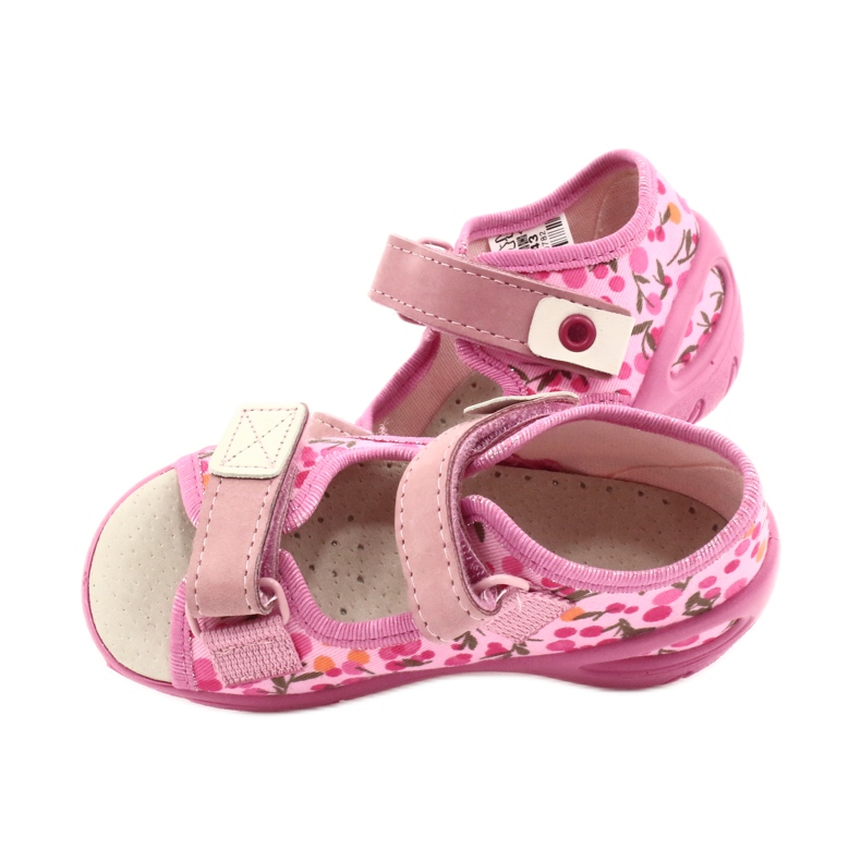 Scarpe per bambini Befado pu 065P143 beige rosa 5