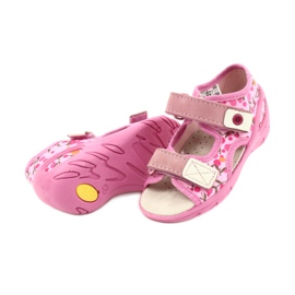 Scarpe per bambini Befado pu 065P143 beige rosa 4