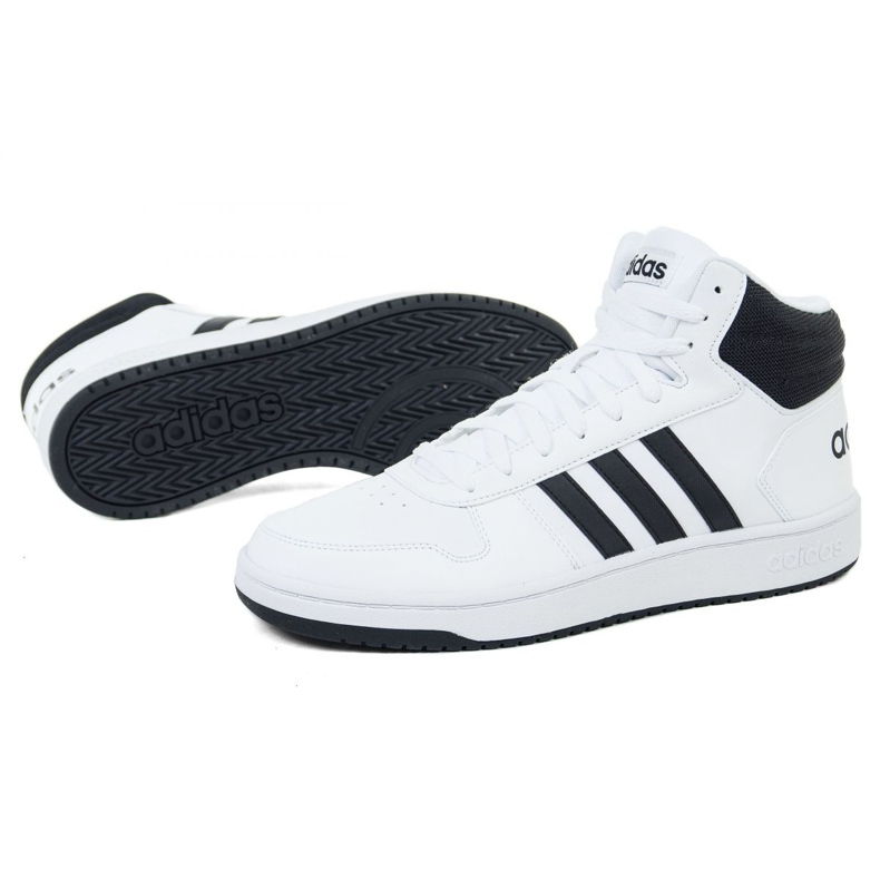 Scarpe Adidas Hoops 2.0 Mid M BB7208 multicolore bianca 1