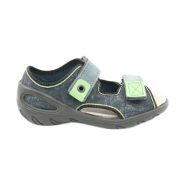 Scarpe per bambini Befado 065X141 grigio verde 1
