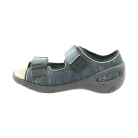 Scarpe per bambini Befado 065X141 grigio verde 2
