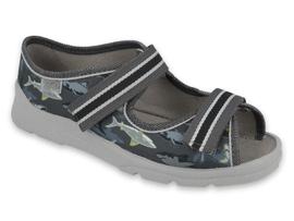 Scarpe per bambini Befado 969Y158 nero grigio 1
