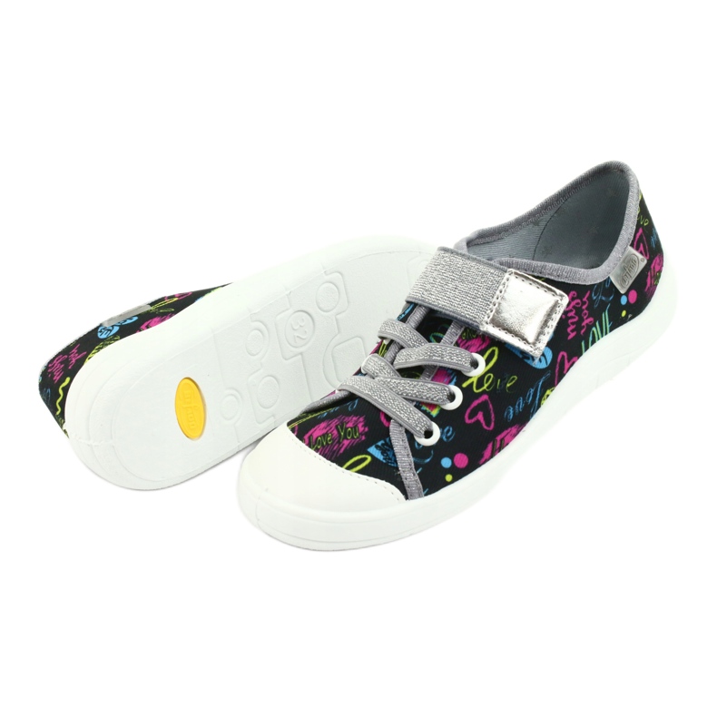 Scarpe per bambini Befado 251Q137 nero grigio multicolore 3