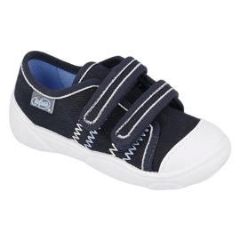 Scarpe per bambini Befado 907P118 bianco blu navy 1