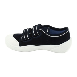 Scarpe per bambini Befado 907P118 bianca blu navy 2