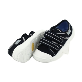 Scarpe per bambini Befado 907P118 bianco blu navy 4