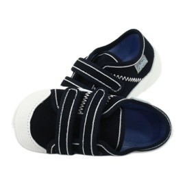 Scarpe per bambini Befado 907P118 bianco blu navy 5