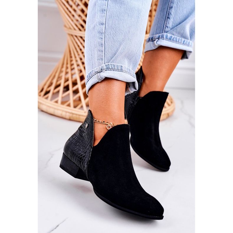 Stivali da donna Maciejka Pelle Black Snake 04091-72 nero 1