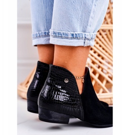 Stivali da donna Maciejka Pelle Black Snake 04091-72 nero 2