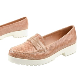 RS-WED2 scarpe slip-on beige marrone 1