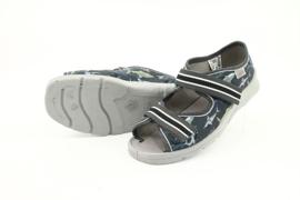 Scarpe per bambini Befado 969Y158 nero grigio 4