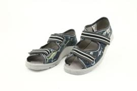 Scarpe per bambini Befado 969Y158 nero grigio 3