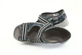 Scarpe per bambini Befado 969Y158 nero grigio 5