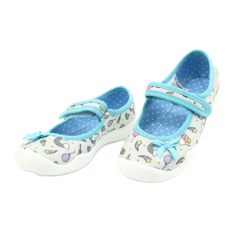 Scarpe per bambini Befado 114X391 blu grigio 3