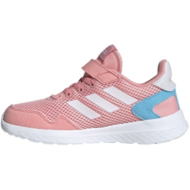 Scarpe adidas Archivo Jr EH0533 rosso rosa 2