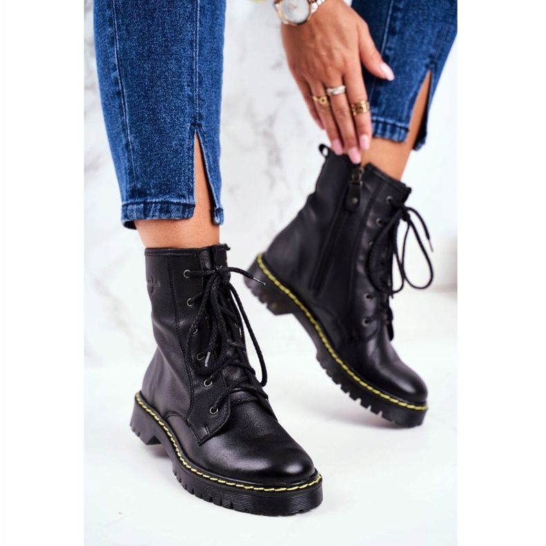 Stivali da donna Glany Workers Maciejka Nero 01609-33 / 00-6 1