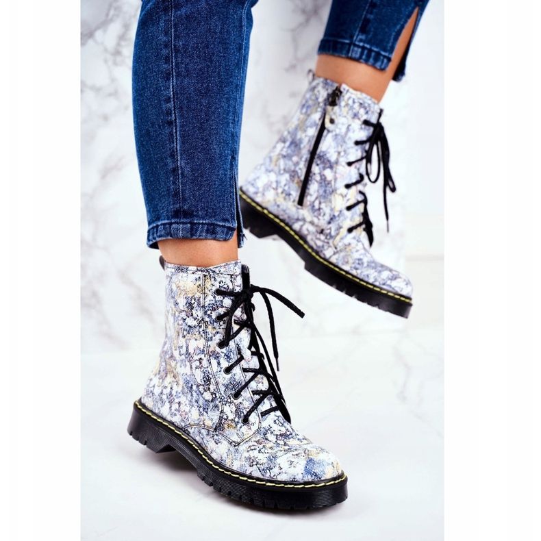 Stivali da donna Glany Workers Maciejka Multicolor 01609-39 / 00-6 multicolore 1