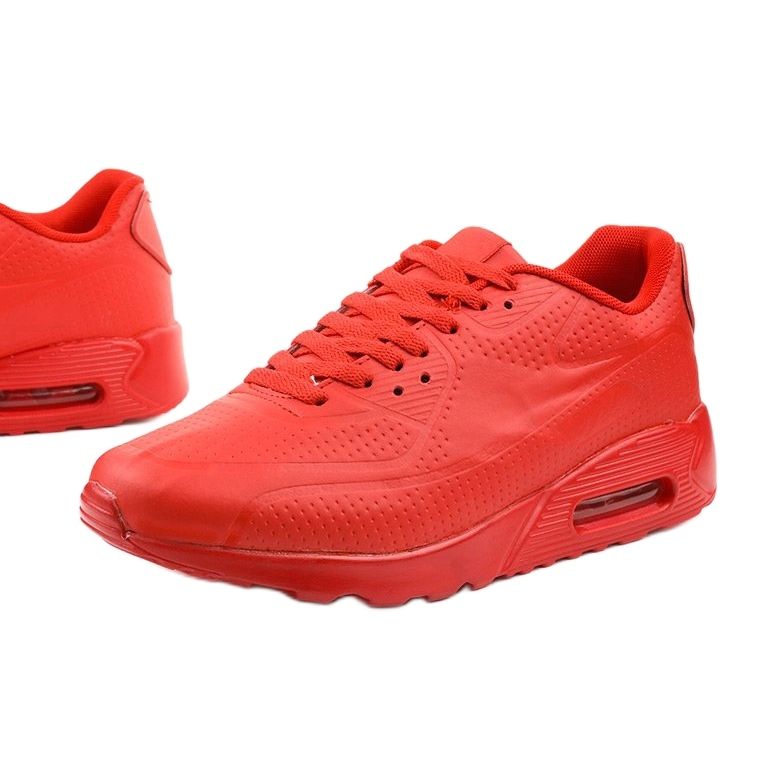 Scarpe sportive rosse da uomo 5578-3 rosso 1