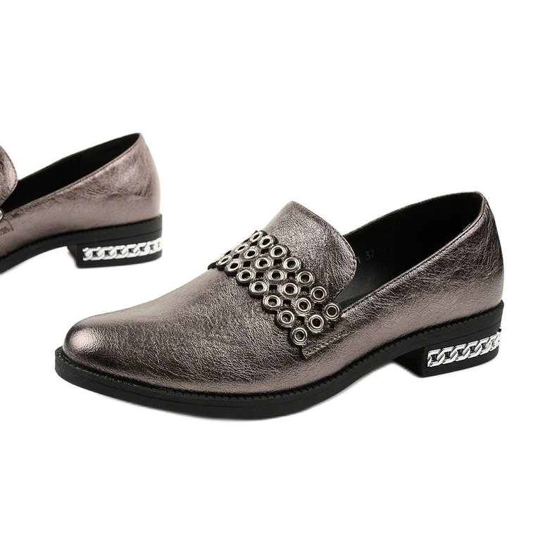 Scarpe da donna grigie C18-6251 grigio 1