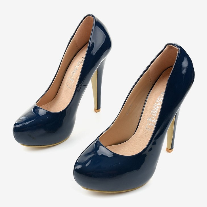 Tacchi classici blu navy 0113-4 2