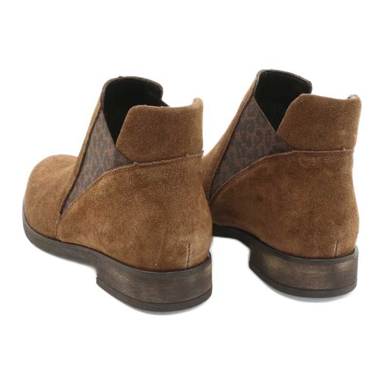 Gamis Stivaletto slip-on in camoscio 4036 marrone 5