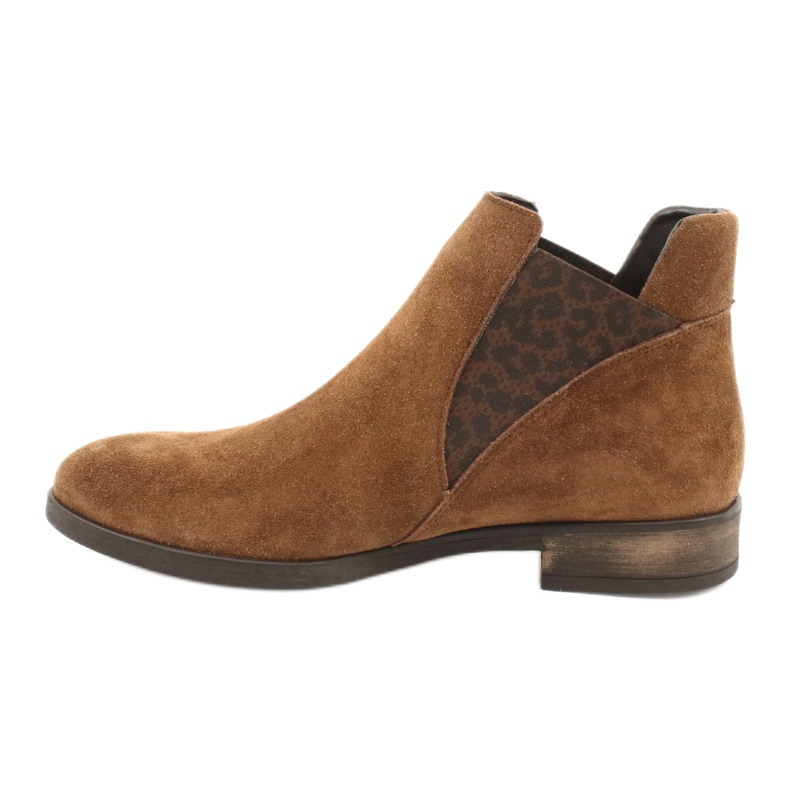 Gamis Stivaletto slip-on in camoscio 4036 marrone 1