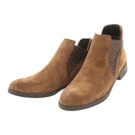 Gamis Stivaletto slip-on in camoscio 4036 marrone 2
