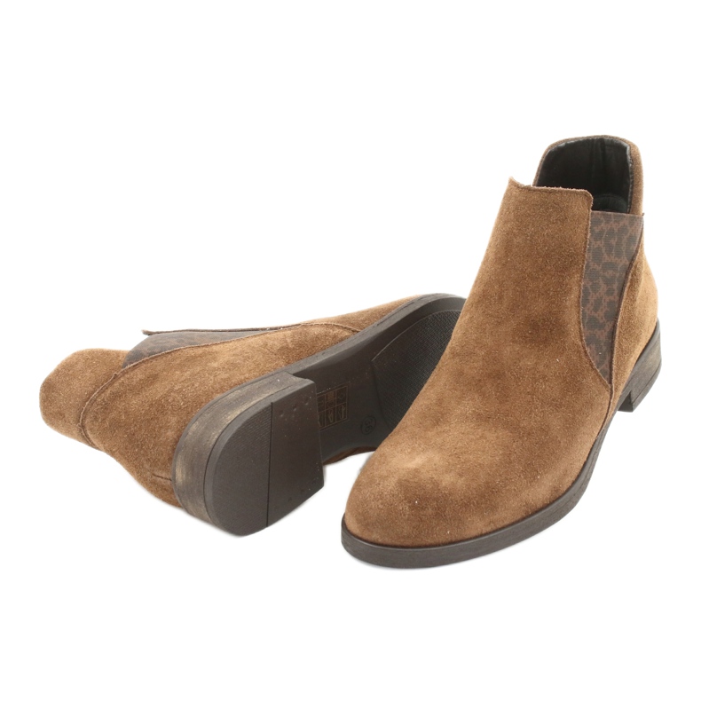 Gamis Stivaletto slip-on in camoscio 4036 marrone 3
