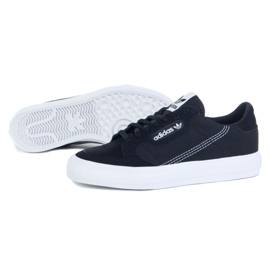 Scarpe Adidas Continental Vulc Jr EF9451 nero 1