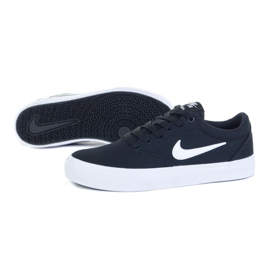 Nike Sb Charge Cnvs W CQ0260-004 scarpe bianco nero 1