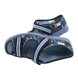 Scarpe per bambini Befado 969Y161 blu navy multicolore 5