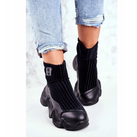 Scarpe Sportive Alte da Donna Big Star Nere GG274607 nero 2