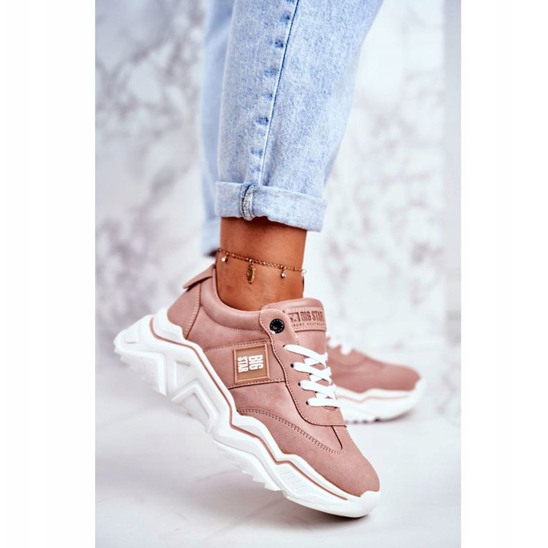 Scarpe sportive da donna Big Star Pink GG274210 rosa 2