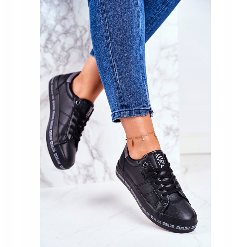 Sneakers da donna Big Star Black Snake GG274193 nero 2