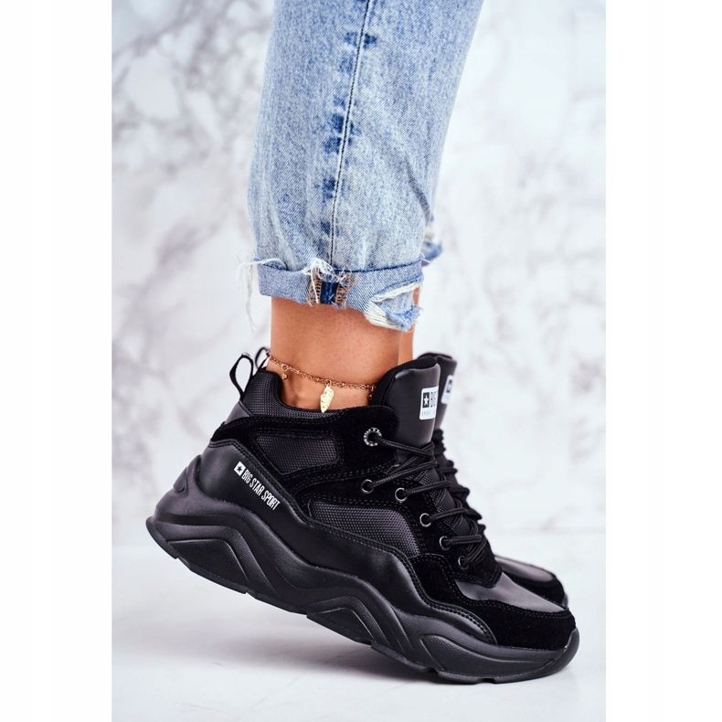 Scarpe Sportive da Donna Big Star Nere GG274644 nero 1