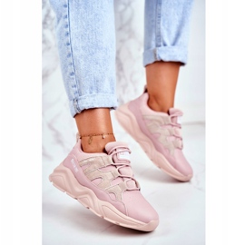 Scarpe sportive da donna Big Star Pink GG274637 rosa 2