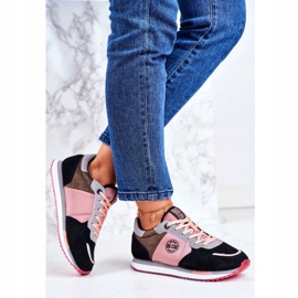 Scarpe Sportive da donna Sneakers Big Star GG274458 nero rosa 1
