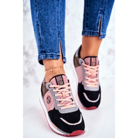 Scarpe Sportive da donna Sneakers Big Star GG274458 nero rosa 2